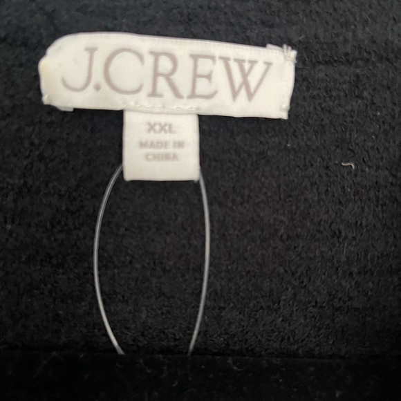 J Crew Black Textured Knit Boucle Vest with gold button detail Size XXL NWOT - Picture 6 of 9